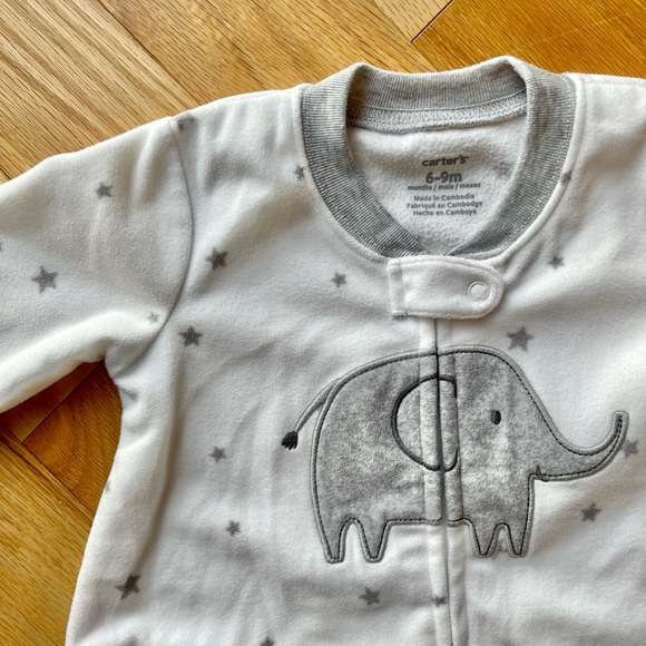 Fleece Sleep Sacks: Carter’s 6-9 months - Picture 3 of 11